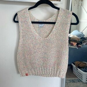 Rainbow sweater vest